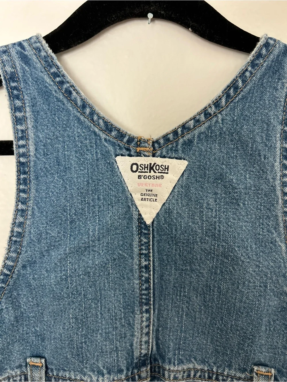 OshKosh B'gosh Denim Overall Dress in Blue